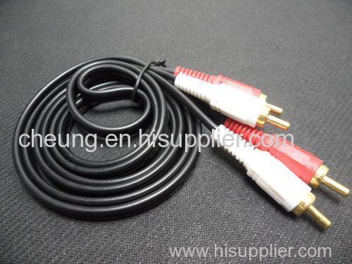 2X2 RCA Male to RCA Male Audio Cable