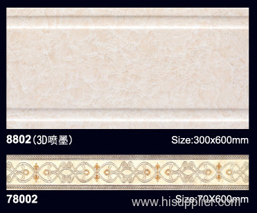 Ceramic Wall Tile Match Border Tile