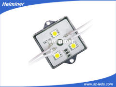 Waterproof, SMD5050 LED Module Light, Epistar Chips, 3Leds/pcs. 20-22LM/LED, 36*36mm Aluminum-Shell