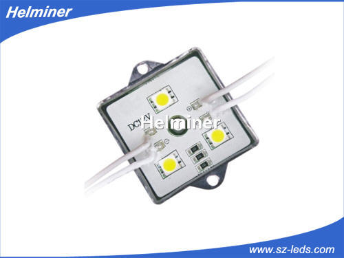 Waterproof, SMD5050 LED Module Light, Epistar Chips, 3Leds/pcs. 20-22LM/LED, 36*36mm Aluminum-Shell