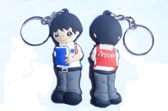 School Boy PVC Key Rings