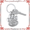 Paw Shaped Laser-Engraved Key Tag for Promotion