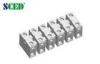 Pitch 10.00mm Feed Through Panel Mount Terminal Block For PCB 600V 20A