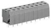 Pitch 7.62mm Pcb Spring Terminal Block , Screwless Terminals 300V 12A , 2P - 16P