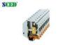 600V 230A 25.0mm Aluminum Din Rail Mounted Terminal Blocks AWG : 2-4/0