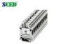 12.2mm Width Compact Din Rail Terminal Blocks for Electric Power AWG 22-4