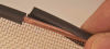 Coarse copper mesh used in RFI shielding, Faraday Cage