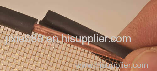 Coarse copper mesh used in RFI shielding, Faraday Cage