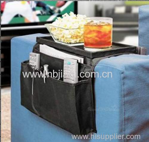 Hot selling storage bag sofa arm rest organizer/ sofa arm organizer