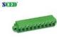 Pitch 7.62mm Single Level Female Plug In Terminal Block Connector 300V 18A , 2P - 12P