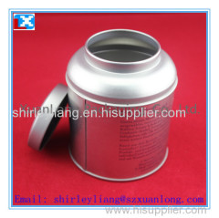 Round Metal Tin Can For Tea