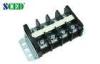 600V 60A 19.00mm Electrical Terminal Blocks , High Current Barrier Terminal Block