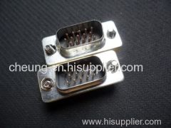 HD SVGA VGA 15 Pin Male to Male Converter Adapter