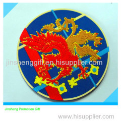 cute dragon soft PVC coaster