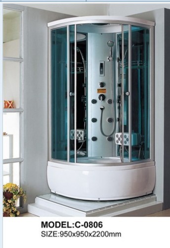 Shower Cabin with Film-plated Glass