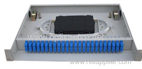 Dummy Drawer Optical Fiber Terminal Box 24 cores Fiber Optic Splitter Box Telecommunication Distribution Box