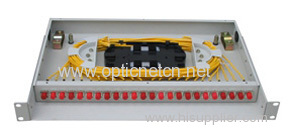 Dummy Drawer Optical Fiber Terminal Box 24 cores Fiber Optic Splitter Box Telecommunication Distribution Box