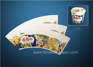 Paper cup fan coated pe