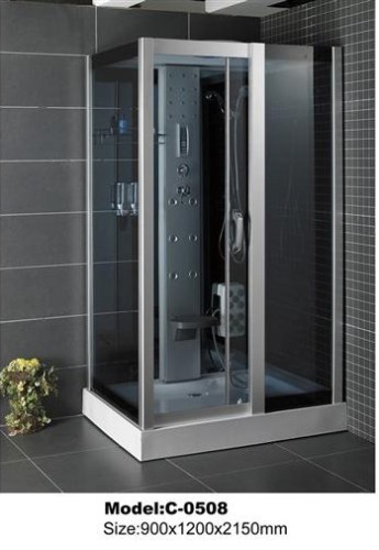 luxury glass shower cabin