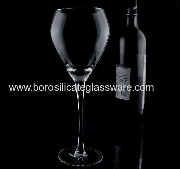 Mouth Blown Borosilicate Glass Wine Glasses Goblet Suitable For Red Wine