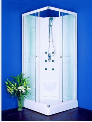 Fabulous shower cabin with all the bells ans whistles