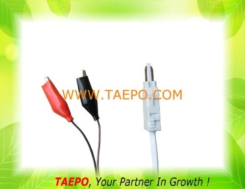 2-pole LSA test plug to alligator clip test cord