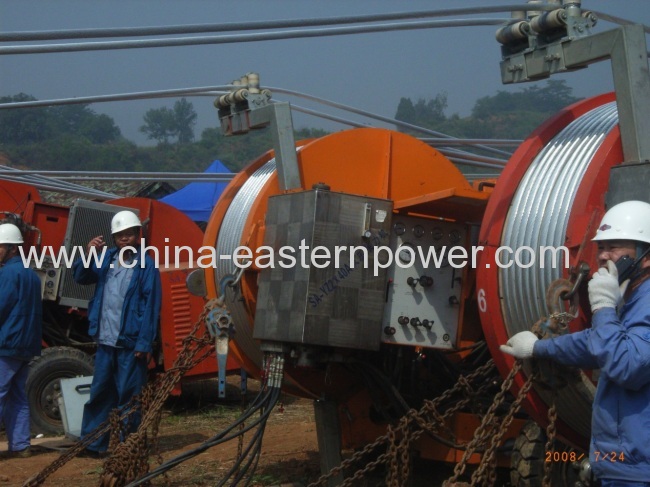 2X40KN hydraulic conductor Tensioner for overhead line construction