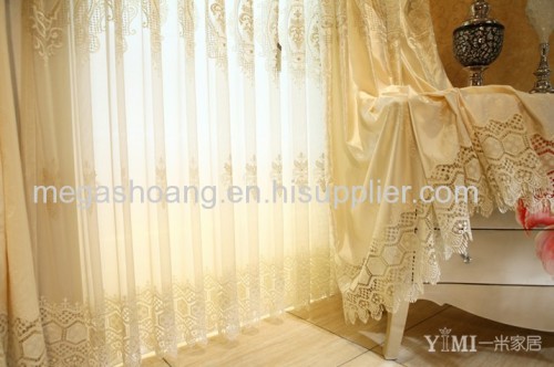 European-style bedroom curtains,Princess high-grade lace curtain