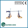 Hydraulic reel stand for conductor stringing