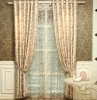 Floral yarn curtains living room bedroom modern Chinese curtain wild custom curtain