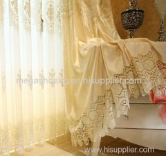 European-style bedroom curtains Princess lace curtain