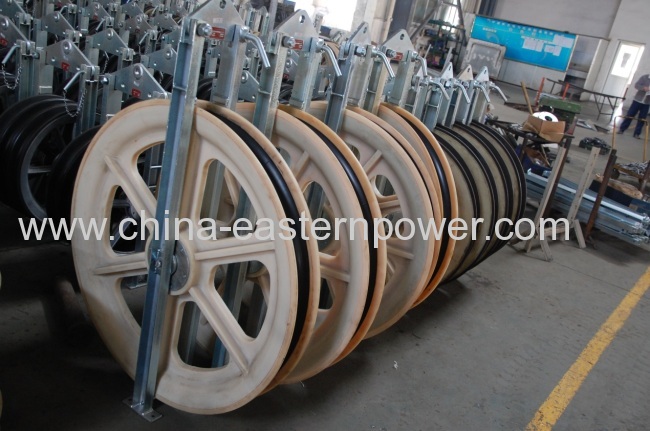 Large Diameter Stringing Pulleys for conductor installation