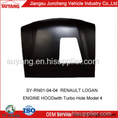 RENAULT LOGAN ENGINE HOOD with Turbo Hole Model 4