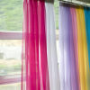 PLAIN VOILE 100% polyester voile fabric for curtain
