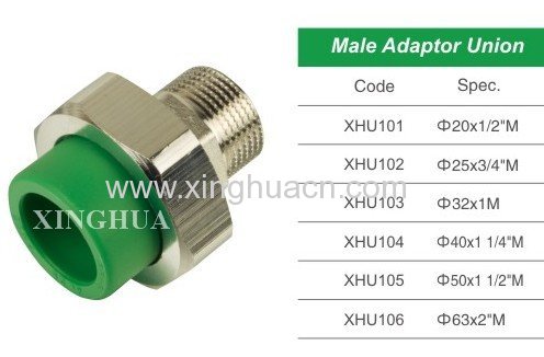 PPR Male Adaptor Union