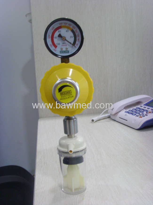 CE Medical Vacuum Regulator with Suction Unit 