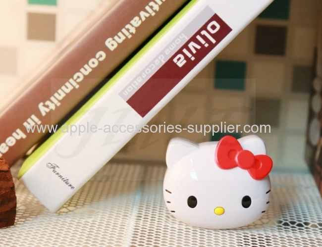 6000Mah Rechargeable Hello Kitty Portablebattery pack power bank with LED flashlight for cell phone,Tablet