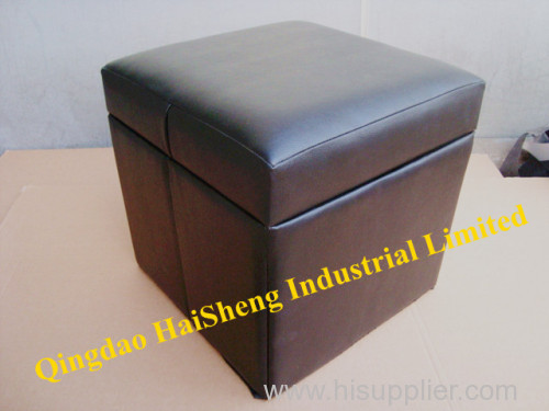 Faux Leather / Ottoman Stool