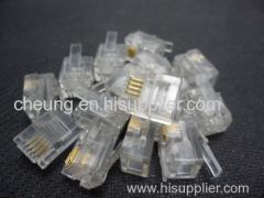 4 Pin RJ11 RJ-11 6P4C Modular Plug Telephone Phone Connector