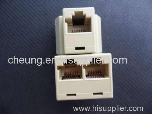 RJ45 CAT 5 6 LAN Ethernet Splitter Connector Adapter