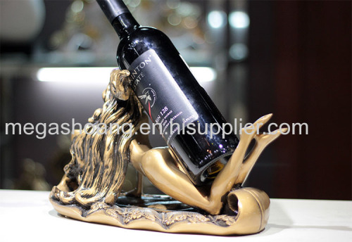 Beauty artistic wine rack antique ornaments decoration