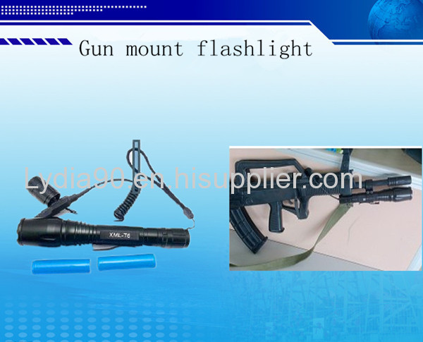 Army gun mount torch light with remote control switch
