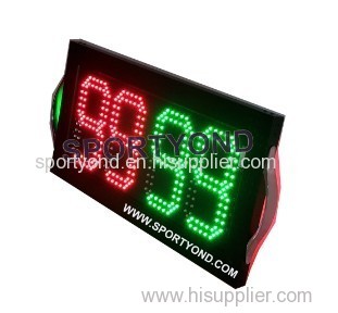 Electronic football substitute boards