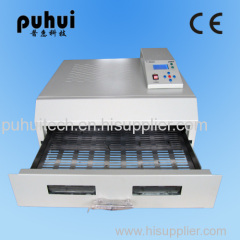 T962C infrared reflow oven, desktop reflow oven, small wave solder station,taian,puhui
