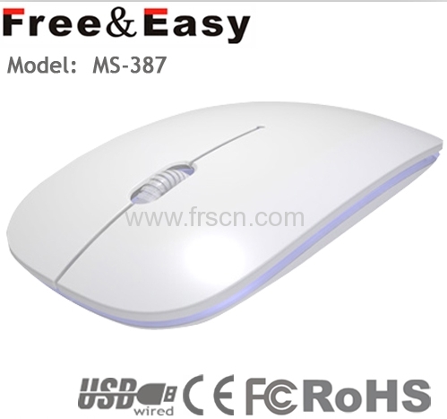 slim wired optical mouse