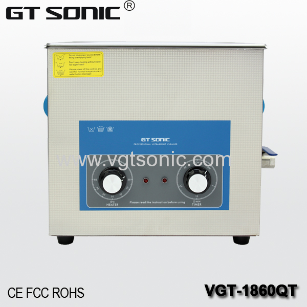 Ultrasonic scrubber cleaner VGT-1860QT with stainless steel