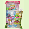 Wooden Toy/Wooden Dollhouse/DIY Dollhouse/Colorful Dollhouse/Children 1:12 Wood Dollhouse/OEM Dollhouse