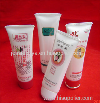 white tube for cosmetic packaging