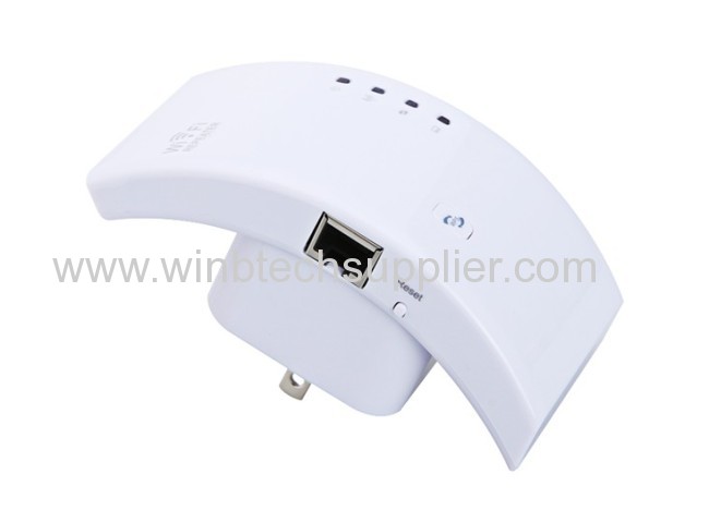 Wireless-N Wifi Repeater 802.11N/B/G Network Router Range Expander 300M 2dBi Antennas Signal Boosters