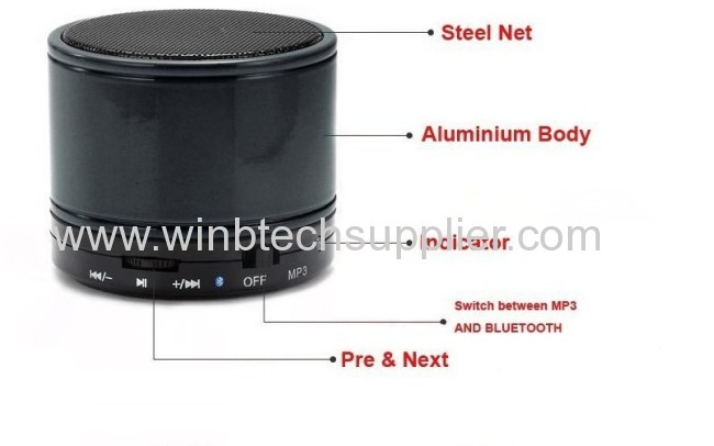 2014 New Beating Box S10 Super Bass Stereo Mini Bluetooth Speaker for Comptuer, Tablet, Mobile Phone, Laptop 